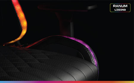Creează atmosfera perfectă cu scaunul de gaming cu iluminat LED