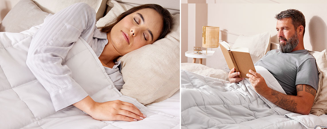 O plapumă grea îți poate îmbunătăți calitatea somnului