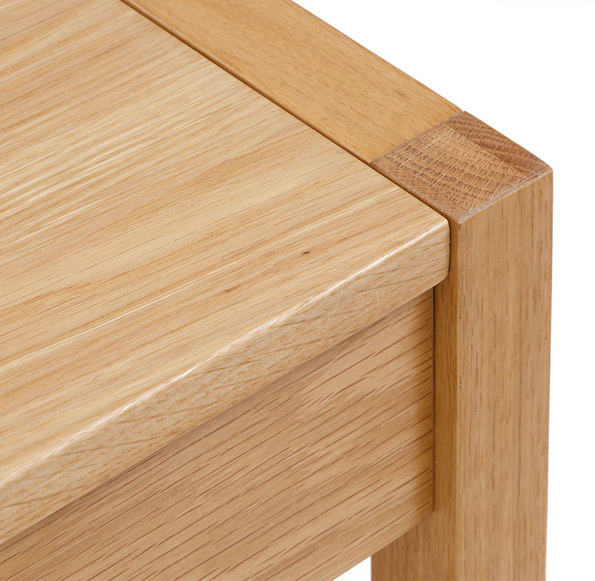Oakwood desk made from oak with drawer