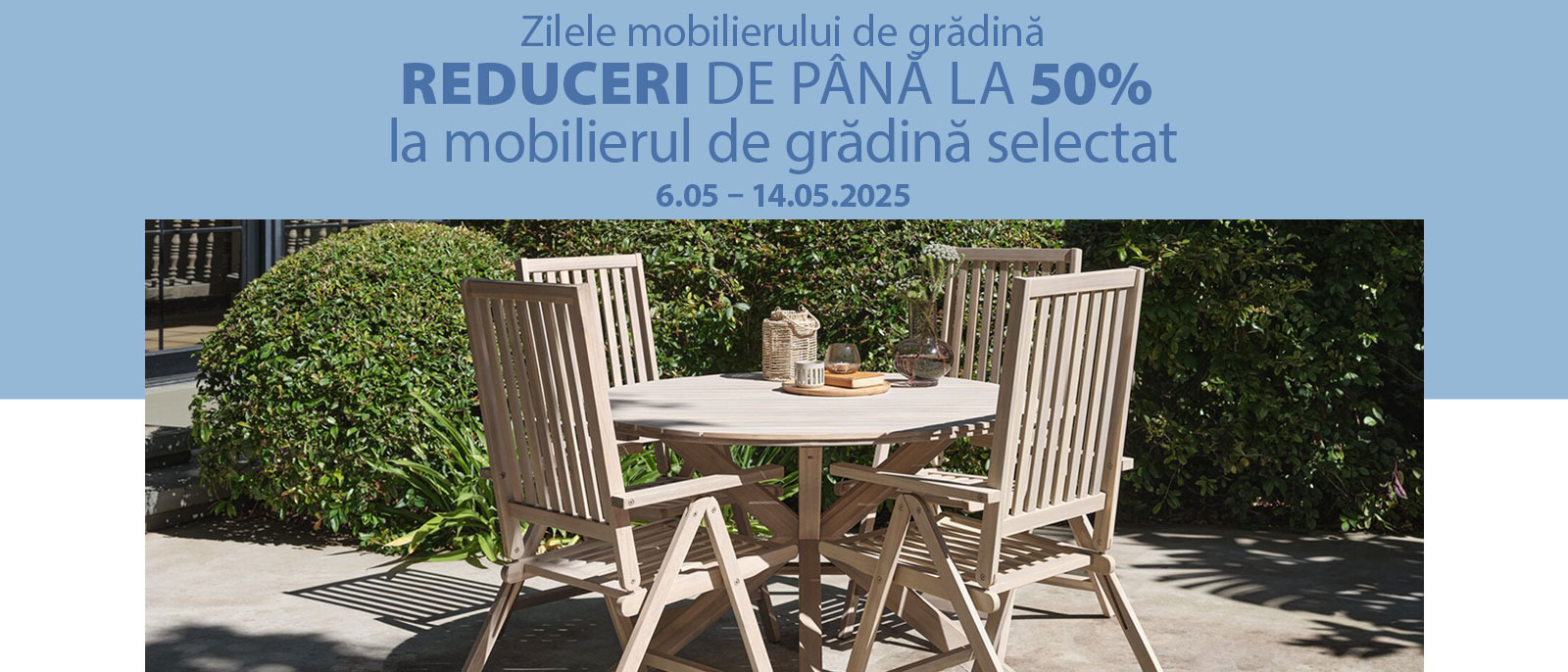 zilele mobilierului de gradina