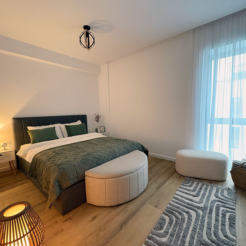 Dormitor amenajat cu produse JYSK