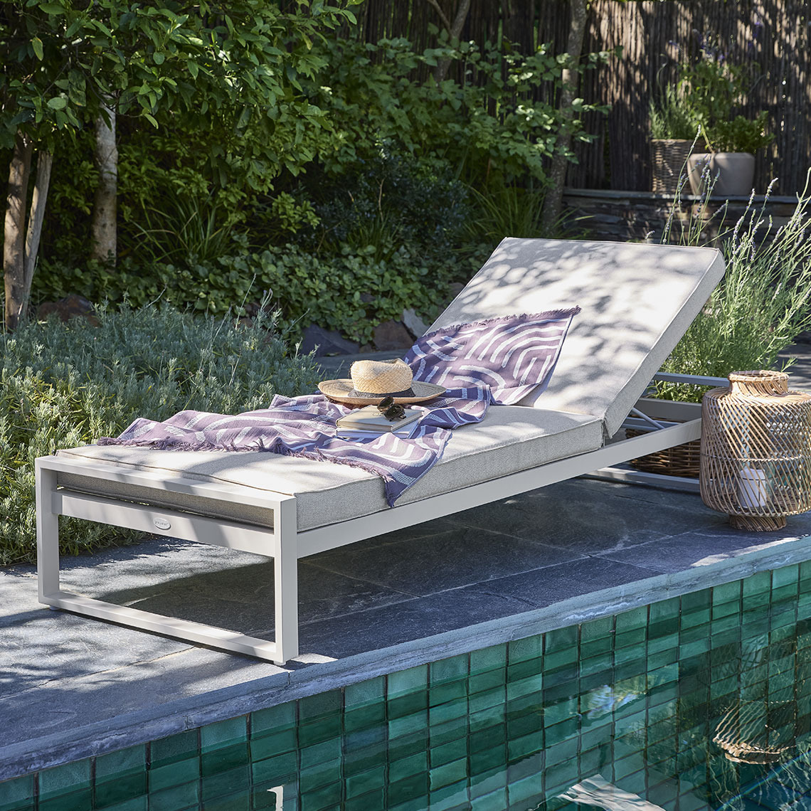 Șezlong cu uscare rapidă bej