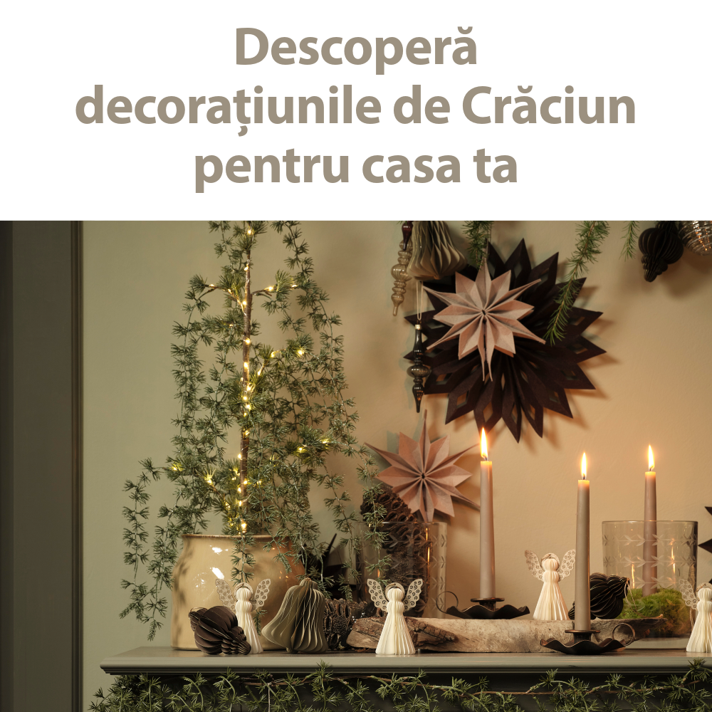 Descopera decoratiunile de Craciun