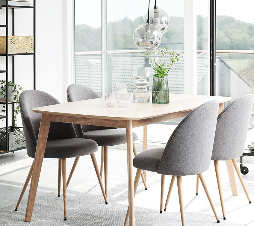 KOKKEDAL dining chairs at a dining table Comfy dining chairs at a dining table